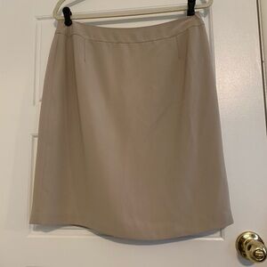 Worthington Classic Beige A-Line Skirt